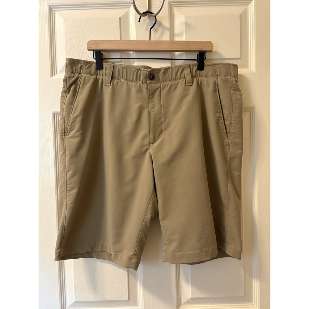 Under Armour Shorts Mens Match Play Golf 40 Loose Khaki 1253487